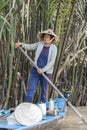 Tourist boats on the Mekong Delta