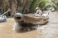 Tourist boats on the Mekong Delta