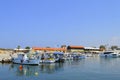 Tourist boats in Paphos harbour