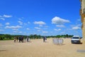 Tourist and botanical garden at Versailles Palace Royalty Free Stock Photo