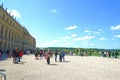 Tourist and botanical garden at Versailles Palace Royalty Free Stock Photo