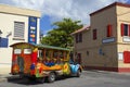 Tourist bus in Antigua, Caribbean Royalty Free Stock Photo