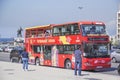 Tourist bus in the center, Beirut