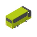 Tourist Bus Icon Isometric Isolated Tourism And Travel Concept Royalty Free Stock Photo