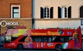 Tourist bus in Italy Royalty Free Stock Photo