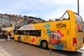 Tourist bus in Lisbon, Portugal