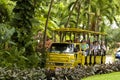 Tourist bus in St Kitts, Caribbean Royalty Free Stock Photo