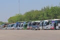 Tourist buses tourism Bangkok Thailand