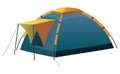 Tourist and camping tent