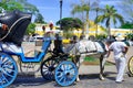 Tourist Carriages in Izamal Royalty Free Stock Photo