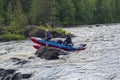 Tourist catamaran in a difficult and dangerous situation