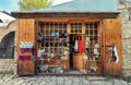 Tourist center, old souvenir shop