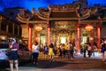 Tourist come visit temple at China town,Bangkok