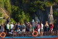 Tourist cruise in Halong Bay