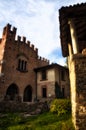 Tourist destination in northern Italy, Grazzano Visconti Royalty Free Stock Photo