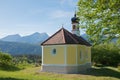 Tourist destination pilgrimage chapel Maria Rast in may