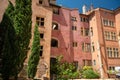 Tourist destination, views of houses in old central part of Lyon in summer, France Royalty Free Stock Photo