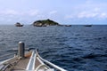 Tourist diverged at snorkelling site, Hinson Island, Tarutao Royalty Free Stock Photo