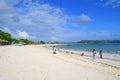 tourist enjoy the beach