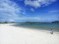 tourist enjoy the beach