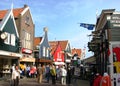 Tourist enjoying a nice summer day, Volendam Royalty Free Stock Photo