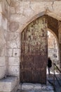 Entrance to Tower of David Museum, Jerusalem Royalty Free Stock Photo