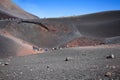 Tourist excursion to the volcano Etna, Catania Sicily Italy