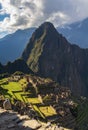 Tourist explore Machu Picchu, Peru