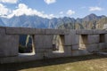 Tourist explore Machu Picchu, Peru