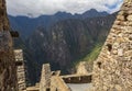 Tourist explore Machu Picchu, Peru