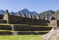 Tourist explore Machu Picchu, Peru