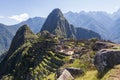 Tourist explore Machu Picchu, Peru