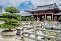 Tourist fountain Chi Lin Nunnery Kowloon Hong Kong