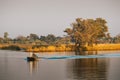 Tourist Game Spotting Boat on Chobe River