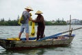 tourist gets teached in traditional net fishing