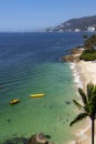 Pristine beach close to Puerto Vallarta Mexico