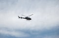 Tourist helicopter in israel`s sky