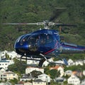 tourist helicopter in Wellington