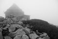 Tourist hostel on Szrenica in the Giant Mountains Royalty Free Stock Photo