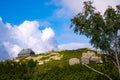 Tourist hostel on Szrenica in the Giant Mountains Royalty Free Stock Photo
