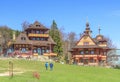 Tourist hostels on the Pustevny Pass, Czech Republic