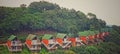tourist housing complex in the Subang area Royalty Free Stock Photo