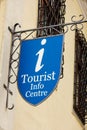 Tourist info centre sign Royalty Free Stock Photo