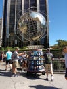 Tourist Information Kiosk, Columbus Circle, New York City, USA Royalty Free Stock Photo