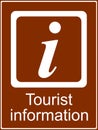 Tourist information point sign