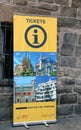 Tourist Information Poster In Barcelona