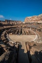 Tourist inside Rome Colosseum Italy Royalty Free Stock Photo