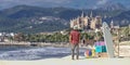 tourist items on a beach