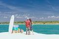 tourist items on a beach