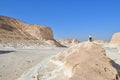 Aqabat mountains in Sahara, Egypt Royalty Free Stock Photo